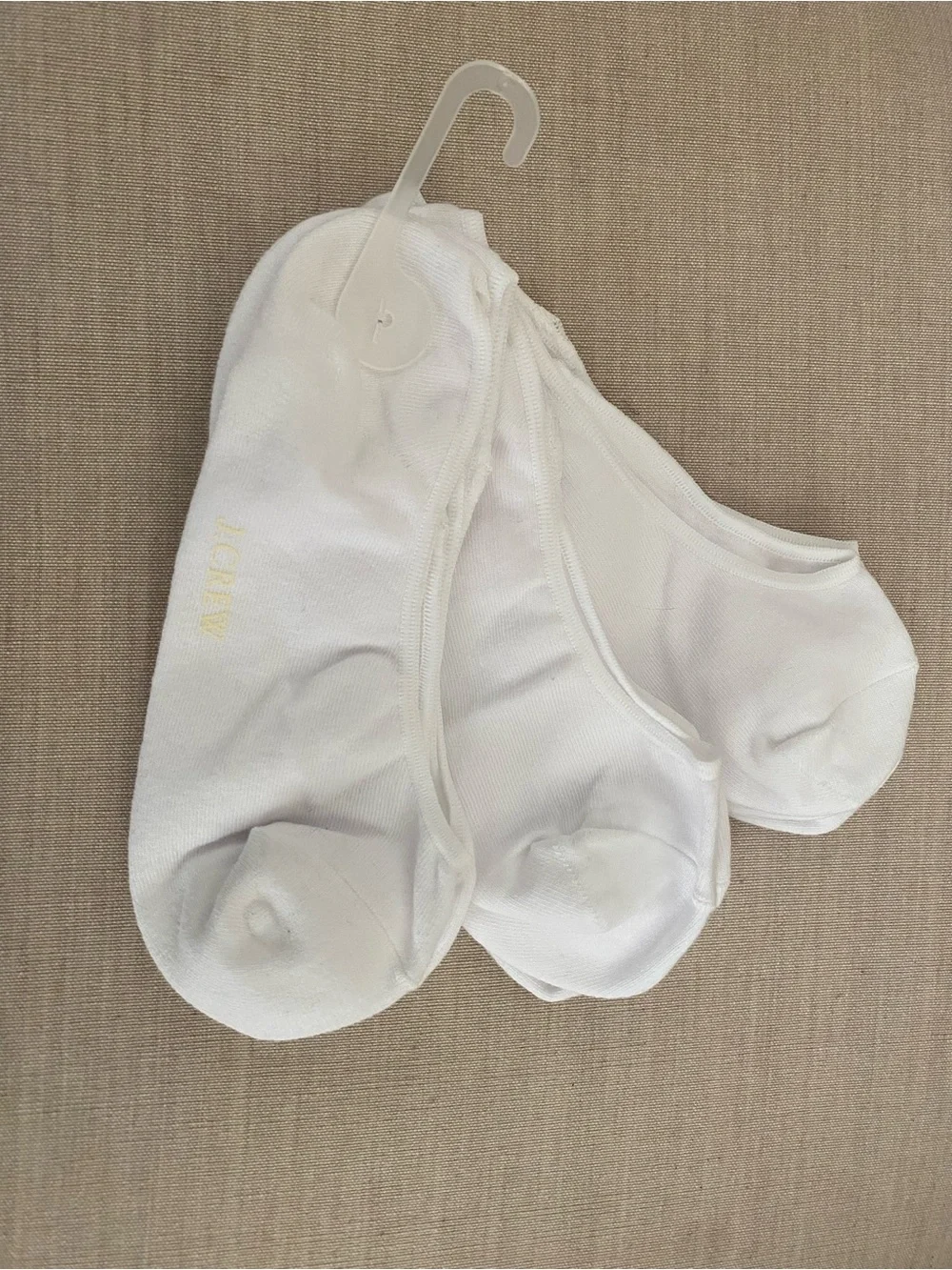 J Crew Women’s White No-Show Socks - Pack of 3